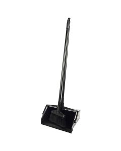 BLACK LOBBY DUSTPAN AND BRUSH SET (SYR)