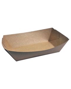 ECOKRAFT BROWN FOOD TRAY 1200ML 500 PER CASE #5