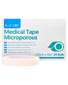 MICROPORUS TAPE 1.25CMx10M PACK X 24 12802