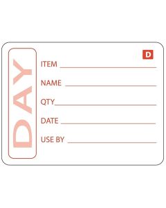 Dissolvable Prepared Food Labels (Roll/250)