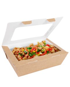Large Food To Go Box With Window (Case/180)