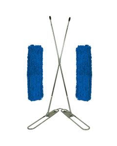 40" Dust Defeater V-Sweeper Complete with 2 Blue Sleeves