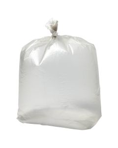 CLEAR EXTRA H/D COMPACTOR SACK 20KG 100/CASE 20x34x45" HIPPO