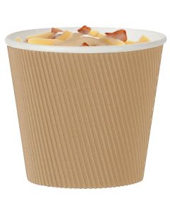 20oz Kraft Ripple Container (Case/500)