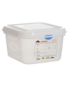 GN STORAGE CONTAINER 1/6 100MM DEEP 1.7LTR    PACK X 12