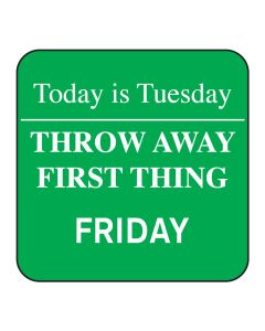 REMOVABLE DAY OF WEEK LABEL FRIDAY 25MM ROLL/1000