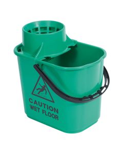 15L PROF MOP BUCKET WITH HIGH PROFILE WRINGER GREEN