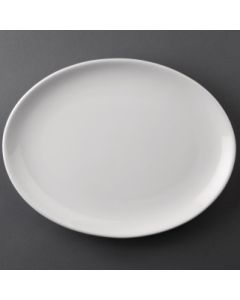 ATHENA HOTELWARE OVAL COUPE PLATE 10x7.3/4" 12 PER CASE