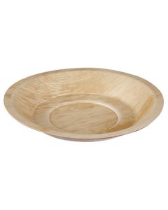 PALM LEAF ROUND PLATE 20CM CASE X 100