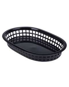 Fast Food Basket Black 27.5x17.5cm (Case/6)