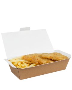 FISH & CHIP KRAFT BOX FCB3 CASE X 150