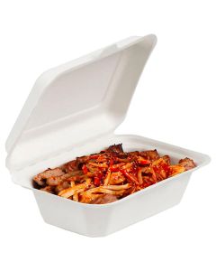 Bagasse Clamshell Regular 7 x 5" (Case/500)