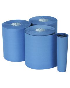 North Shore 1ply Blue Hand Towel Roll 5167 (Case/6)