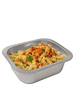 Smooth Wall Foil Tray 150x125x50mm (Case/900)