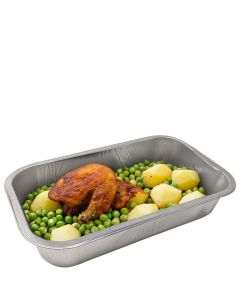 Smooth Wall Foil Tray 260x160x50mm (Case/450)