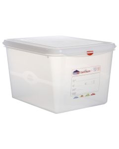 GASTRONORM STORAGE CONTAINER 1/2 SIZE 12.5L   PACK X 6