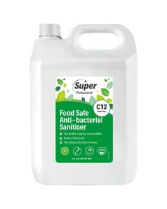 5LTR FOOD SAFE ANTI BACTERIAL SANITISER C12