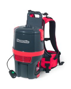 NUMATIC RSB150NX BACK PACK CORDLESS VACUUM W. 2 BATTERIES