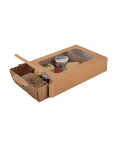 SMALL PLATTER BOX WITH WINDOW CASE/50  01PLTSTS