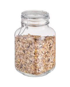 2LTR GLASS JAR WITH AIRTIGHT COVER