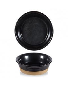 Igneous Black Large Pie Dish 19.3oz (Case/6)