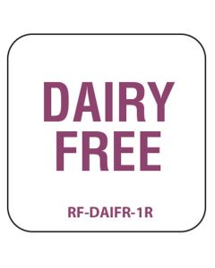 Dairy Free Label 25mm (Roll/1,000)