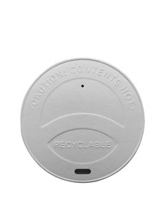 80MM PAPER LID TO FIT 6/8/10OZ HOT CUP PE COATED  CASE/1000