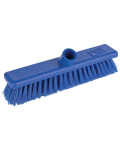 STIFF HYGIENE BROOM BLUE 12" HEAD