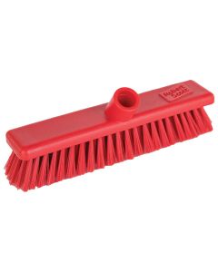 12" Soft Red Hygiene Broom Head