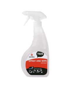 SPRAY AND WIPE WITH BLEACH 750ML (T025)