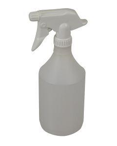 TRIGGER SPRAY BOTTLE COMPLETE WHITE SYR