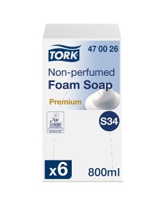 BACTERICIDAL FOAM SOAP 800ML 6 PER CASE S34