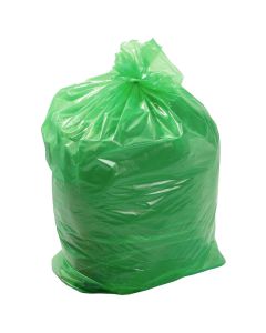 GREEN REFUSE SACKS 18x29x39" M/D GRO203 200/PK