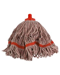 FREEDOM "MIDI" MOP HEAD LOOPED RED - 430MM - SYR HOSPITAL