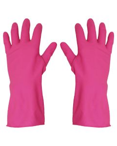 WASHING UP GLOVES PINK/RED MEDIUM