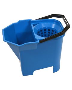 SYR BULL DOG MOP BUCKET BLUE C/W SIEVE & WRINGER FILTER