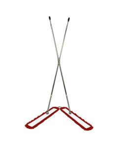 V SWEEPER FRAME COMPLETE WITH RED SLEEVES 40"