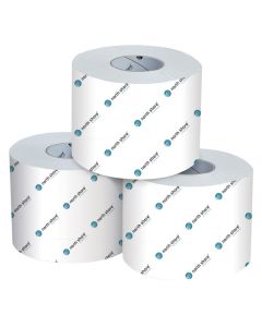PACK 36 WHITE ECOSOFT 2PLY TOILET TISSUE BAY WEST 616