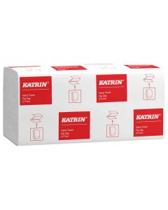 Katrin 1ply Natural Zig Zag Hand Towels (Case/5,000)