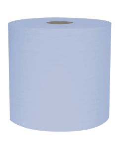 Autocut 1ply Blue Hand Towel Roll 200m (Case/6)