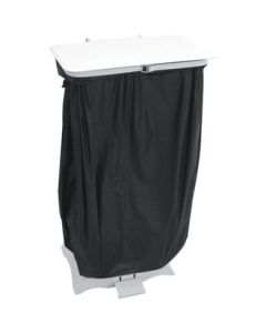 METAL REFUSE SACK HOLDER FLOOR STANDING - WHITE