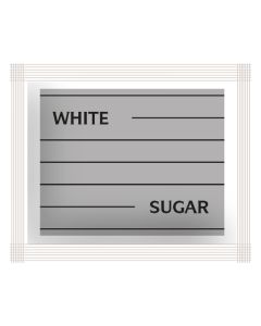 WHITE SUGAR SACHETS 1000 PER CASE