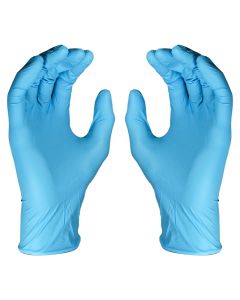 BLUE NITRILE DISPO GLOVE MED POWDER FREE     GD19