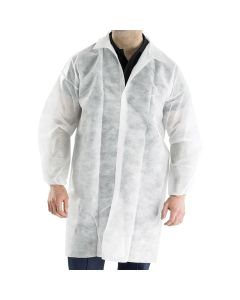 Non-Woven Visitors Coat White (Extra Large)