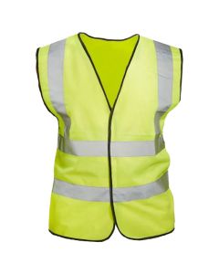 HIGH VISIBILITY POLYESTER WAISTCOAT XX LARGE EN471/2 YEL