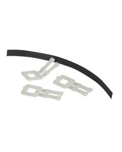 12MM CLEAR PLASTIC BUCKLE 1000/CASE