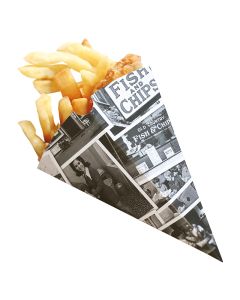 FISH N CHIP NEWSPAPER CONE 1000 PER CASE
