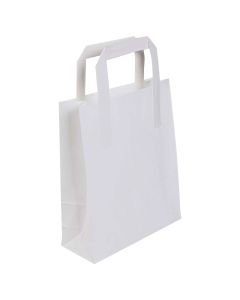 BLOCK BOTTOM BAG - MED WHITE 250 / CASE 215*325*250 MM