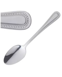 BEAD S/STEEL DESSERT SPOON 12 PER PACK