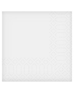 16IN/40 3PLY TISSUE NAPKIN WHITE 1000/CASE 2503